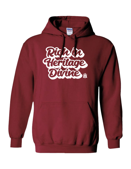 Rich in Heritage Divine Puff Print Hoodie