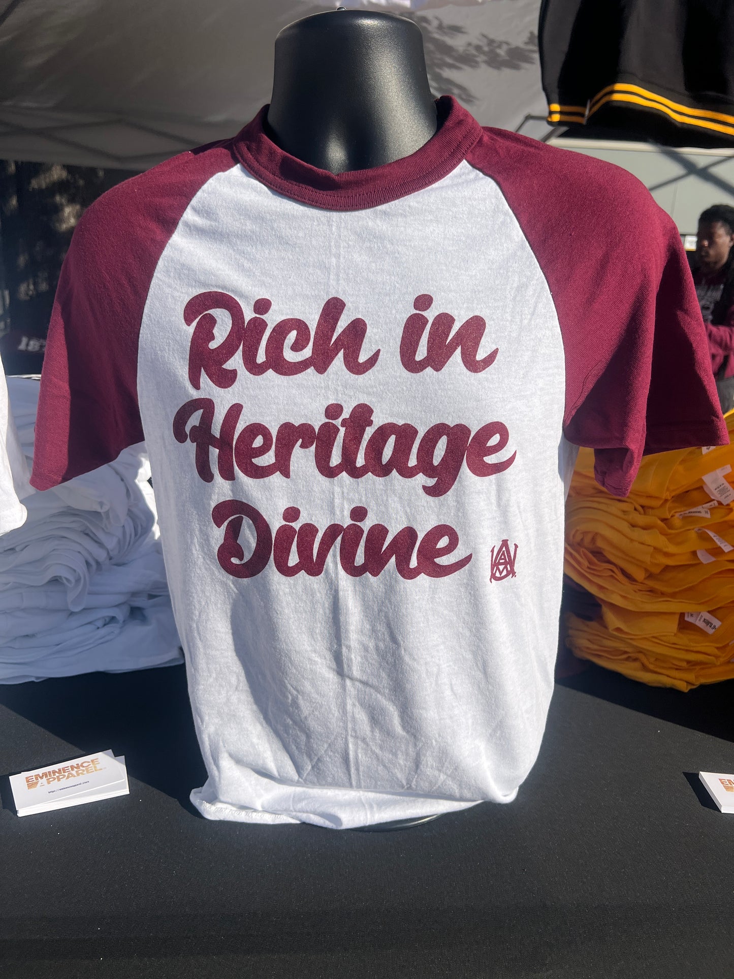 Rich in Heritage Raglan Baseball Tee