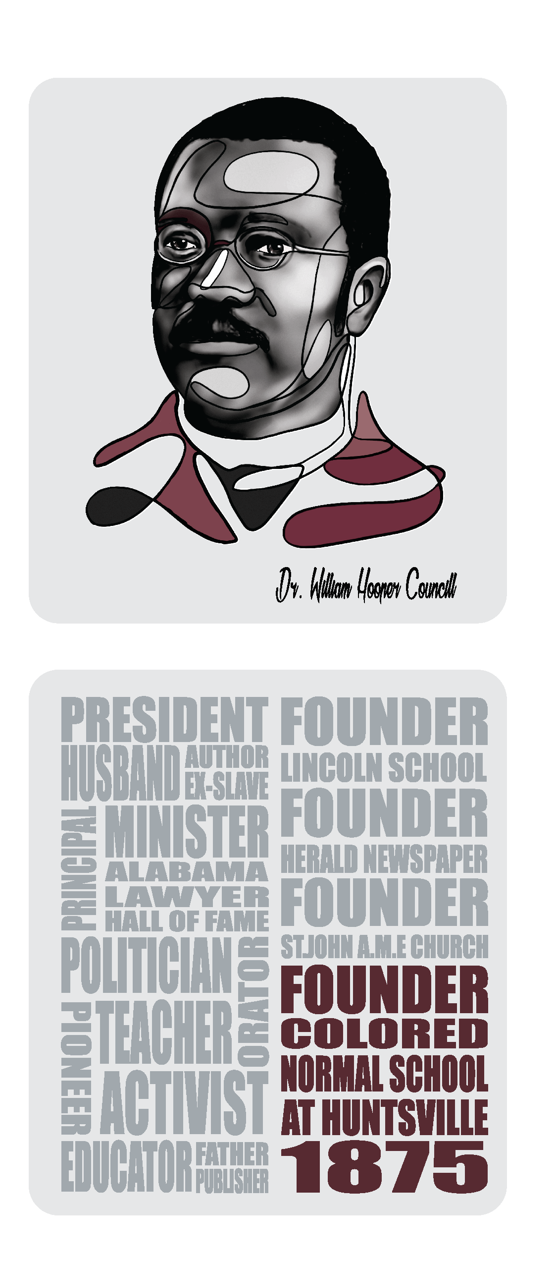 The Founder William Hooper Councill Short Sleeve