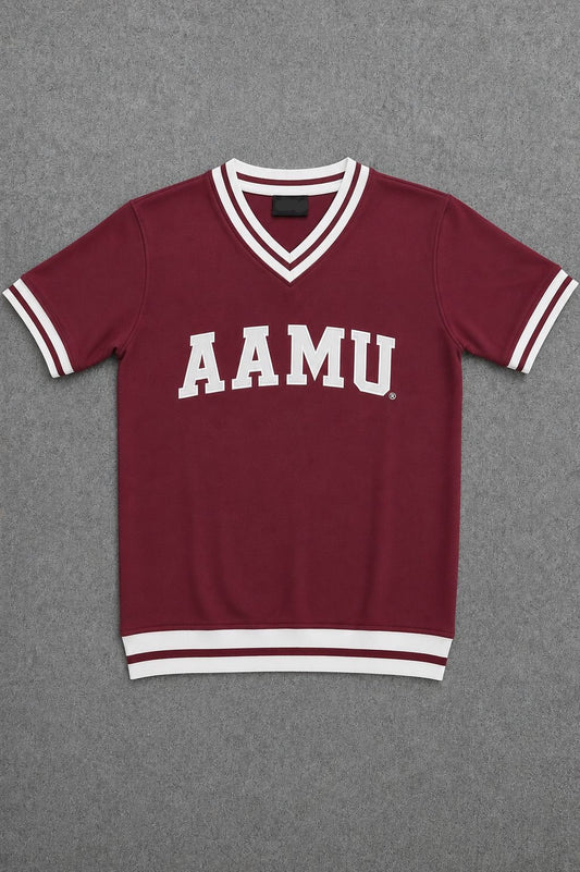 AAMU Essentials V-neck Polo